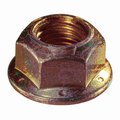 Midwest Fastener Flange Nut, 7/16"-20, Steel, Grade 8, Zinc Yellow, 8 PK 932124